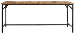 tömör nyers mangófa étkezőasztal 180x90x75 cm