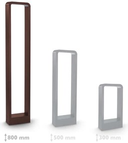 Brilagi - LED kültéri lámpa BARI LED/7W/230V 3000/4000/6000K barna IP54 80 cm