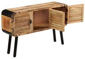 tömör mangófa tálalószekrény 120 x 30 x 76 cm