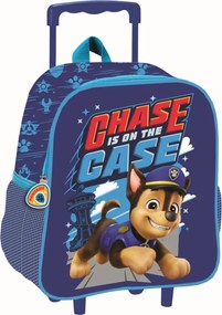 Mancs Őrjárat Chase is on the Case gurulós ovis 3D hátizsák, táska 32 cm