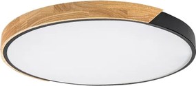 Rabalux 71418 - LED mennyezeti lámpa MAPLE2 42W/230V 3000/4000/6500K fekete/tölgy átm. 61 cm