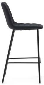 Fekete bárszék szett 2 db-os 92,5 cm Zunilda – Kave Home