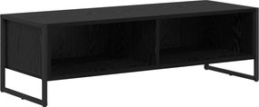 vidaXL TV szekrény Fekete tölgy 100 x 36.5 x 30.5 cm Faanyag