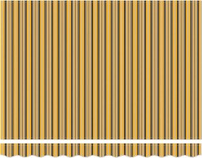 Behúzható napellenző Sokszínű 300 x 250 cm Poliészter és acél