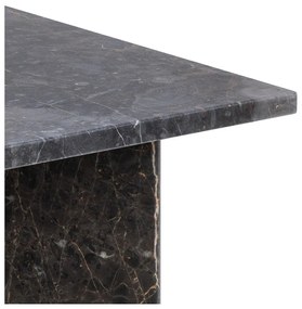 Fekete márvány dohányzóasztal 90x90 cm Vega – Actona