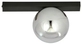 Mennyezeti lámpa FIT 1xE14/10W/230V fekete/szürke
