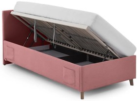 Rózsaszín ágyneműtartós gyerekágy 90x200 cm Cool – Meise Möbel