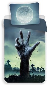 3D mikroszálas ágyneműhuzat ZOMBIE, szürke Ágyneműhuzat mérete: 70 x 90 cm | 140 x 200 cm
