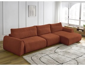 Narancssárga sarokkanapé Aden – Bobochic Paris