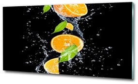 Fali üvegkép Narancs és víz osh-51416552