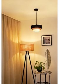Brilagi - ASPEN LUNETA lógó 1xE27/15W/230V, 25 cm, fekete/beige/krém