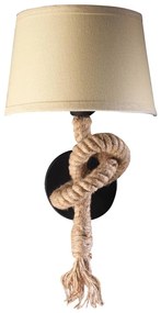 ONLI - Fali lámpa CORDA 1xE27/22W/230V bézs