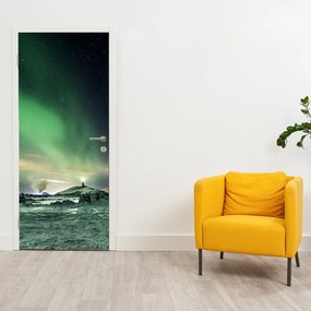 Fotótapéta ajtóra - Északi fény (95x205cm)