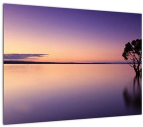 A vízfelszín képe napkeltekor (70x50 cm)