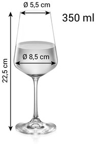 Borospohár szett 6 db-os 350 ml Giorgio – Tescoma