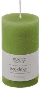 Rust zöld gyertya, égési idő 38 óra - Rustic candles by Ego dekor