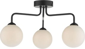 DAR LIGHTING FEY0322-02 FEYA Mennyezeti Csillár Fekete, Opál G9 IP20