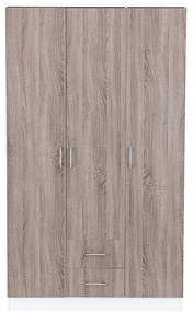 Miami gardróbszekrény 120x205 cm yorki tölgy-fehér