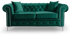 Roma Chesterfield II kinyitható kanapé Zöld