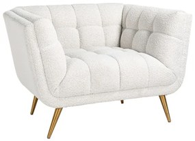 HOUXLEY exkluzív fotel - fehér/antracit/beige