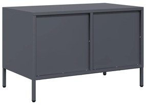 antracitszürke hidegen hengerelt acél TV-szekrény 68x39x43,5 cm