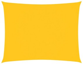 sárga téglalap alakú oxford-szövet napvitorla 2 x 3,5 m