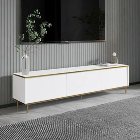 Imaj White and Gold TV-asztal
