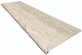 Lépcső Exagres Marbles travertino 33x120x3 cm matt MARBLESPF120TR