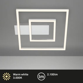 Briloner - LED mennyezeti lámpatest FRAME LED/22W/230V 3000K 30x32 cm matt króm