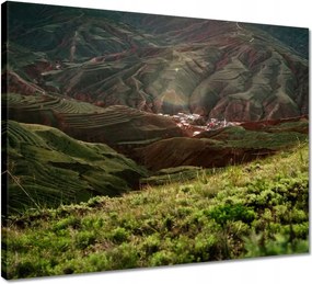 Vászonkép 50x40 Hegyi táj Tájkép