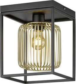 FISCHER & HONSEL 21294 CAYDO Loft Mennyezeti Lámpa Bézs, Fekete, Szürke E27 IP20