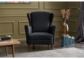 Füles fotel NUPI antracit