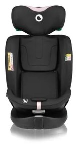 Lionelo NAVY i-Size 40-150 cm autósülés alapozattal, fekete/rózsaszín