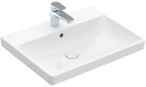Villeroy & Boch 41586001 - Függesztett mosdó AVENTO 60x47 cm kerámia/fehér