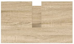 sonoma tölgy fürdőszobai mosdószekrény fiókokkal 60x34,5x60 cm