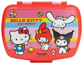 Hello Kitty and Friends funny műanyag szendvicsdoboz
