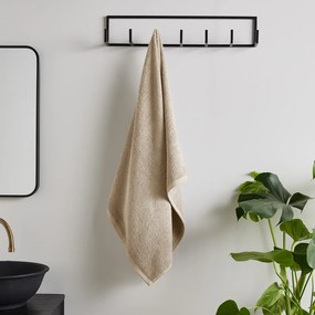 Bézs gyorsan száradó pamut törölköző és fürdőlepedő készlet 8 db-os Quick Dry – Catherine Lansfield