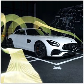 Poszterek 100x100 Amg Gt Mercedes Autó