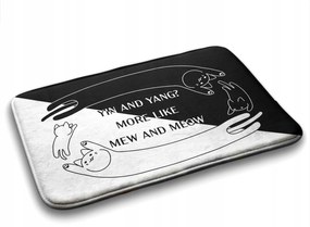 Divatos nedvszívó fürdőszobai loft szőnyeg Macskák 90x60