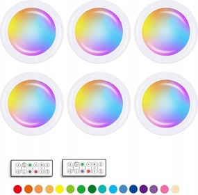 Érintőképernyős Led bútorlámpa távirányítóval 6 db-os szett 2 db távirányító