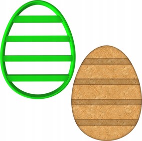 Húsvéti Forma Mézeskalács lyukasztó Húsvéti Tojás 8cm