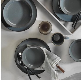 16 darabos szürke/porcelán étkészlet