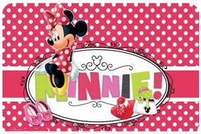 Disney Minnie tányéralátét pöttyös