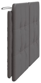 szürke műbőr fejtámla párna 160 cm