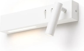 RENDL ODEON nástěnná s podsvícením bílá 230V LED 8+3W 30° 3000K