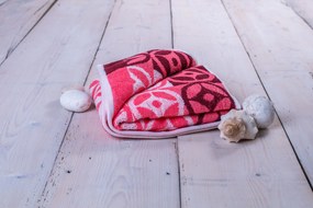 Frottír törülköző Kompass narancssárga 70x140cm TiaHome
