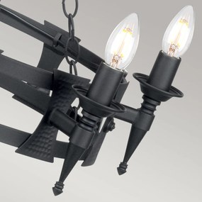 Elstead Lighting SAXON SAX5-BLK Csillár 5x60W/E14