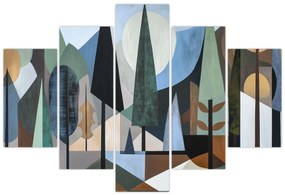 Kép - Természetes geometriai absztrakció II. (150x105 cm)