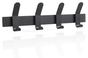 A-Rack fekete acél fali fogas - Zone