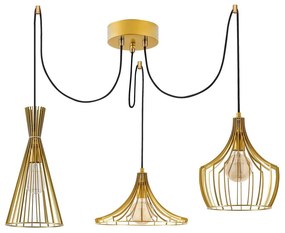 Aranyszínű függőlámpa Mezopotamya – Opviq lights